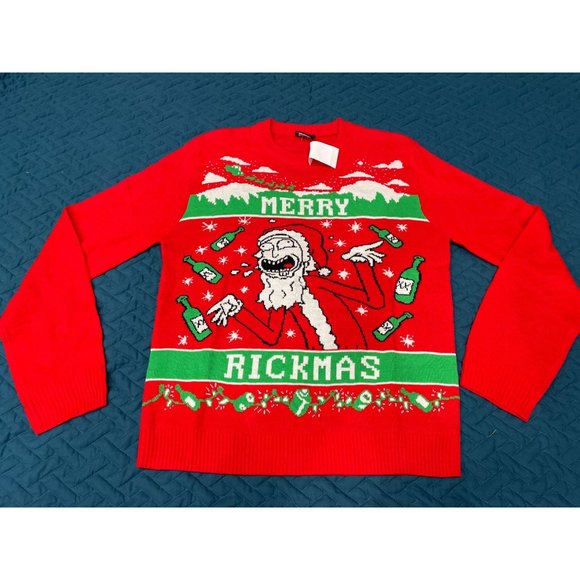 RICK AND MORTY Other - NWT RICK AND MORTY HOLIDAY SWEATER